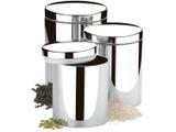 Conjunto Pote 3 Peças com Tampa - Brinox Suprema 2100/102
