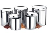 Conjunto Pote 5 Peças com Tampa - Brinox SUPREMA 100/101