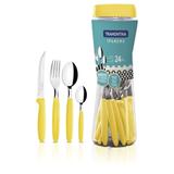 Conjunto Pote de Talheres Inox 24 Pcs Ipan Amar Tramontina