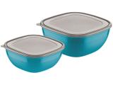 Conjunto Pote Quadrado 2 Peças com Tampa - Tramontina Mixcolor 25099/163