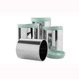 Conjunto Potes para Mantimentos 4 peças Menta Suprema - Brinox