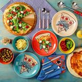 Conjunto Prato de Pizza 6 peças - Oxford
