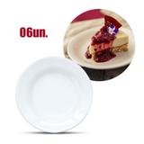 Conjunto Pratos De Sobremesa 06 Un Cozinha Ceramica 19cm Doce Restaurante Bar - Ab midia