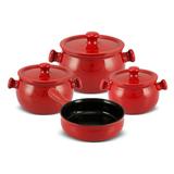 Conjunto Premiere+ 4 Peças Pomodoro Ceraflame