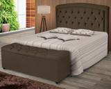 Conjunto Quarto Recamier Grécia Cabeceira Milão Queen 160 cm - Artnossa estofados