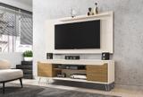 Conjunto Rack Com Painel Para TV Sala Com Pes de Aço Chanel - Moveis bechara