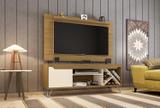 Conjunto Rack Com Painel Para TV Sala Com Pes de Aço Kenzo - Moveis bechara