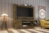 Conjunto Rack Com Painel Para TV Sala Com Pes de Aço Kenzo - Moveis bechara