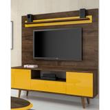 Conjunto Retrô Rack/Painel Titânio 60'' JCM Movelaria