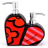 Conjunto Saboneteira Líquida Romero Britto Trevisan Concept