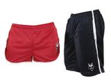 Conjunto Short e Bermuda Dryfit Alpha Dry - Short Vermelho e Bermuda Preta - Mundo Alpha