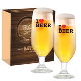 Conjunto Taça 300ml Barcelona I Love Beer 2pcs Ruvolo