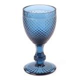 Conjunto Taça de Vinho Bico de Jaca Azul - 6 Unidades - Quadrifoglio