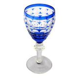 Conjunto taças de licor de vidro azul 6 pcs 5,8cm x 5,8cm x 13,5 - Btc decor
