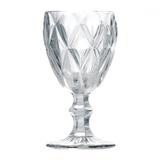 Conjunto taças de vinho de vidro transparente 6 pcs 8,1cm x 16,2c - Btc decor