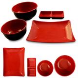 Conjunto Tigela Oriental Cumbuca Japonesa Melamina 4 Peças - Wincy