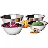 Conjunto Tigelas Fundas Inox-Euro Home -4 Peças - Deep Bowls