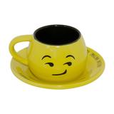 Conjunto Xícara E Pires Maroto 150ml Amarelo J44461 Mondoceram