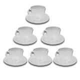 Conjunto Xícaras Para Café em Vidro 12 Peças - Sensal Design - Decor