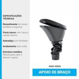 Console Apoia Braço Nissan Versa Original Encaixe Sob Medida - Sofisti-car