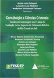 Constituição e Ciências Criminais - Livraria do advogado