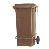 Conteiner Lixeira Plastica 120L Com Pedal E Rodas De 200mm - Lar plastico