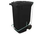 Conteiner Lixeira Plastica 240L Com Pedal E Rodas De 200mm - Lar plastico