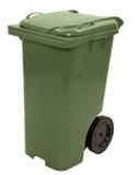 Contentor De Lixo Em Plástico Com Rodas 240 Litros C240 - Jsn