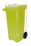 Contentor De Lixo Em Plástico Com Rodas e Pedal 120 Lts - Jsn