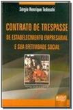 Contrato de trespasse de estabelecimento empresari - Jurua