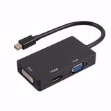 Conversor Mini Displayport Para Dvi Vga Hdmi Mac Book 3x1 - Lotus