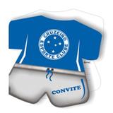 Convite de Aniversário Cruzeiro 08 unidades - Festabox