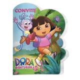 Convite de Aniversário Dora Aventureira 08 unidades - Festabox