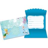 Convite de Aniversário Fadas Inverno 08 unidades - Festabox