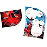 Convite de Aniversário Miraculous Ladybug 08 unidades Regina Festas