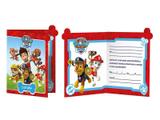 Convite de Festa de Aniversário Patrulha Canina - kit com 8 unid - Regina