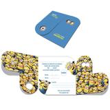 Convite Minions - c/ 8 unid. - Festcollor