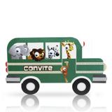 Convite Ônibus do Zoológico 08 unidades Duster
