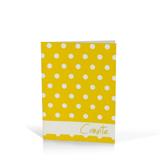 Convite Poá Amarelo 08 unidades Kaixote - Festabox