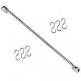 Cook Home 4502 Cozinha Suspensa Barra 45 cm Ganchos Aço Cromado Arthi - Nacional