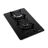 Cooktop 2 Bocas á Gás V200 Esmaltado Fogatti Preto
