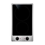 Cooktop 2 Bocas Elétrico Brastemp com Mesa Vitrocerâmica - BDF31AR