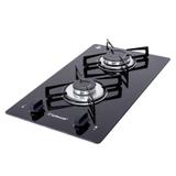 Cooktop 2 Bocas Safanelli Preto a Gás GLP Superautomático