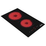 Cooktop 220v 2 Bocas Touch Vitrocerâmico Elétrico Tramontina