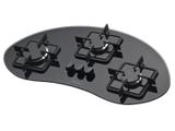 Cooktop 3 Bocas Built Preto a Gás GLP - BLT 3Q DELTA PR