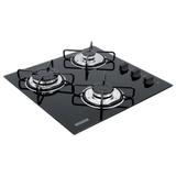 Cooktop 3 Bocas Glass Brasil Preto 94726501 Tramontina