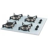 Cooktop 4 Bocas a Gás Bivolt Fischer Branco