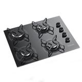Cooktop 4 Bocas a Gás Itatiaia Bivolt Preto