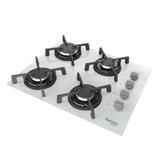 Cooktop 4 Bocas à Gás Vitrum Superautomático Itatiaia Bivolt Branco