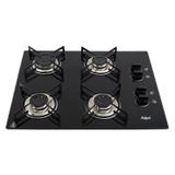 Cooktop 4 Bocas Askoi Preto a Gás GLP Superautomático